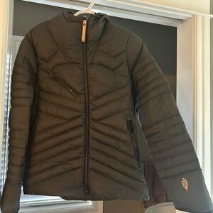 INDYGENA green asymmetrical puffer Size M